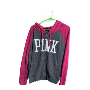 Pink long sleeve hoodie